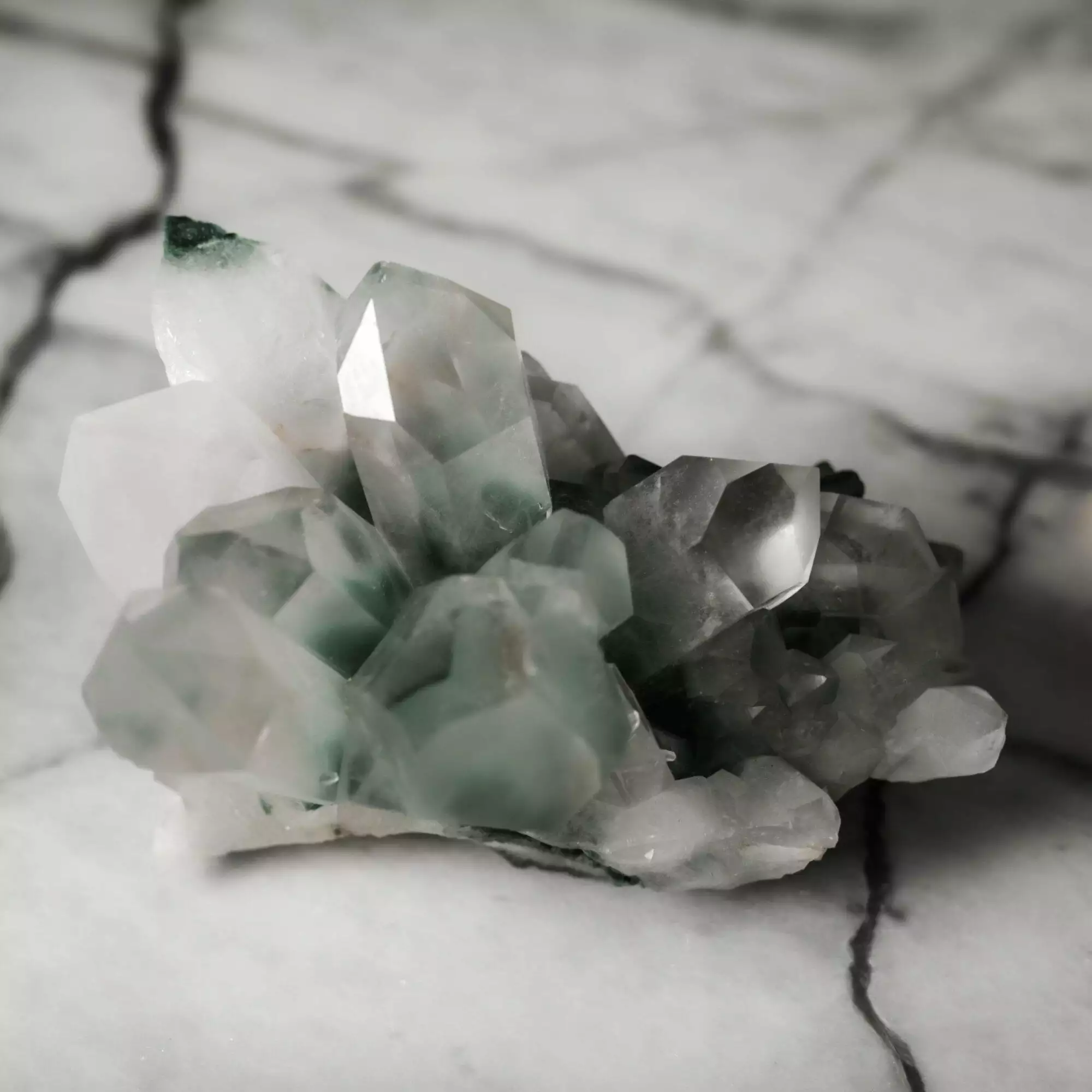 Large Green Chlorite Cluster - Image 3