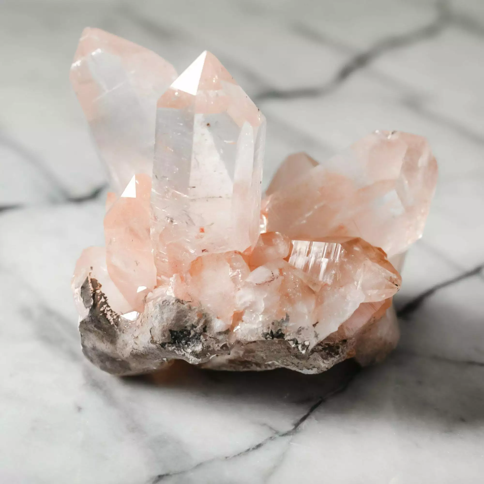 Blush Samadhi Large pointed Cluster - Image 3