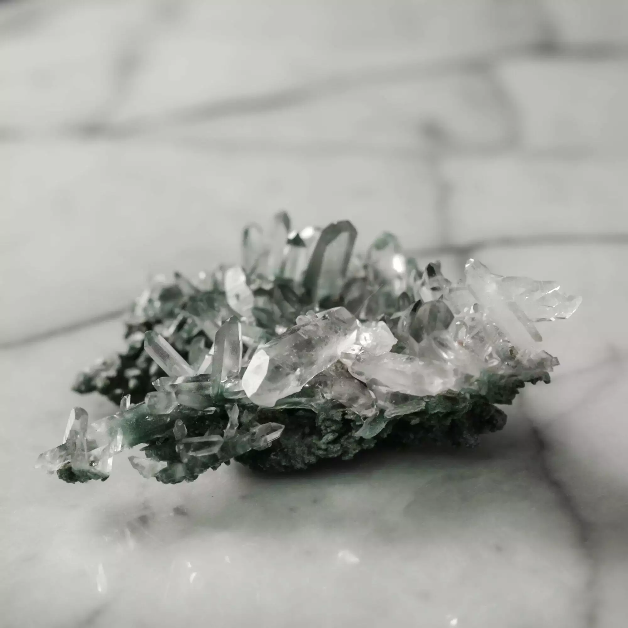 Green Chlorite Spiky Cluster - Image 4