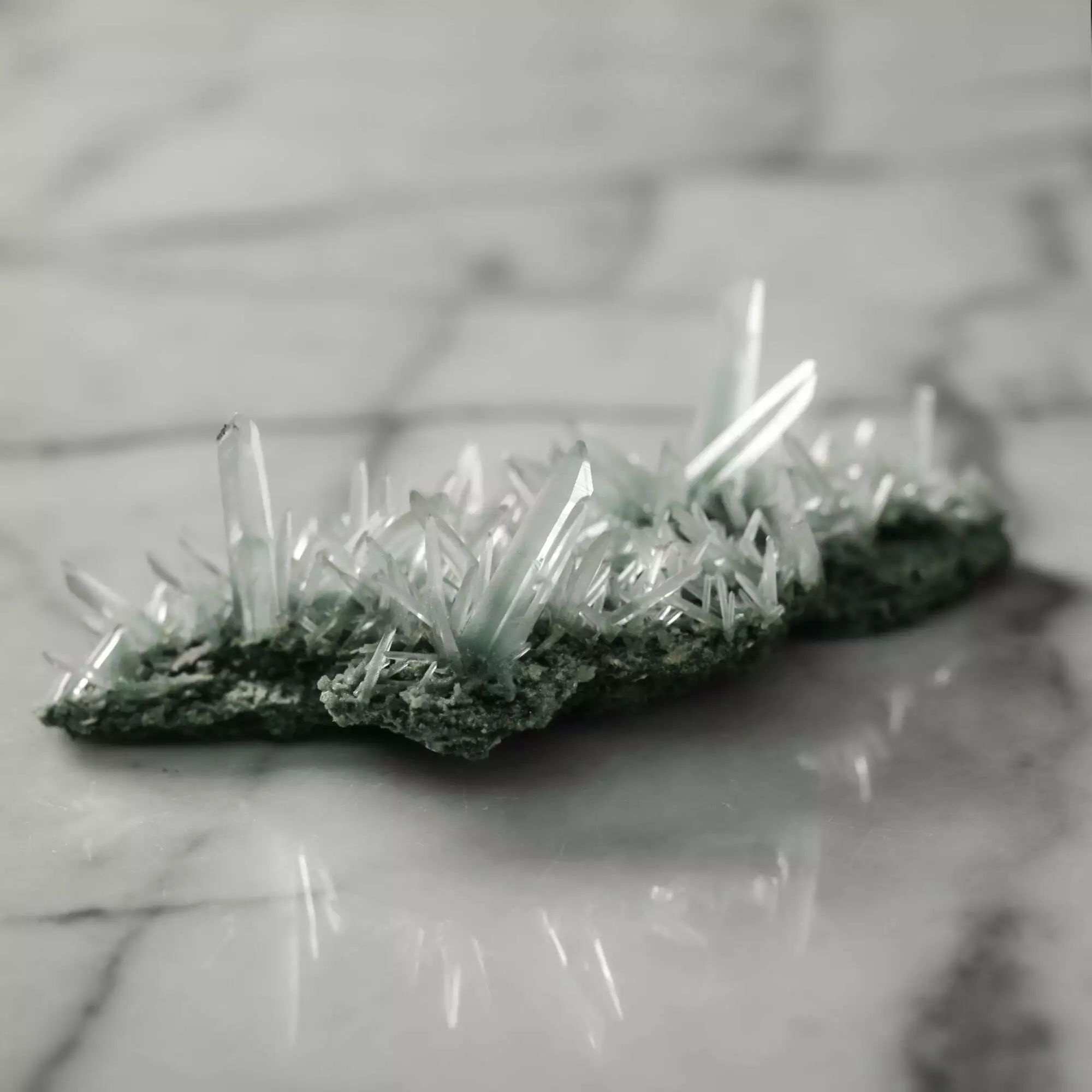 Green Chlorite Spiky Cluster - Image 4