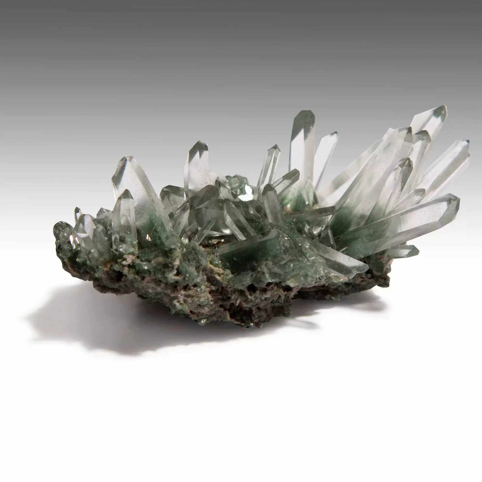 Small Green Chlorite Spiky Cluster - Image 2