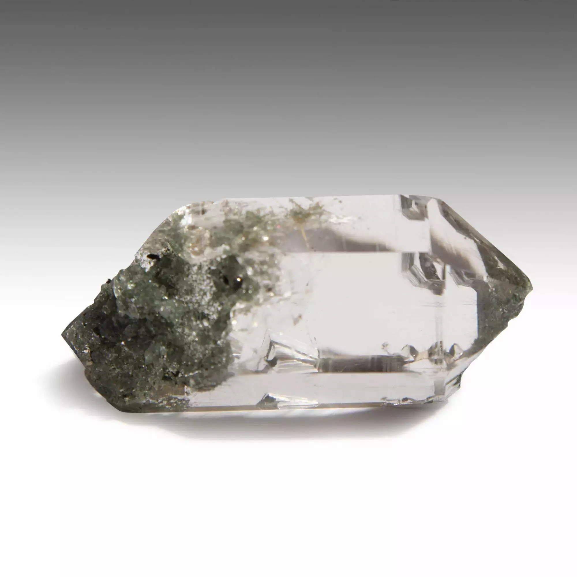 Water Clear Point With Green Chlorite Base & Key-Code - Image 2